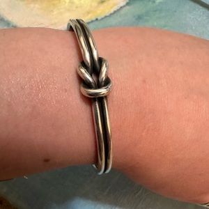James Avery Lovers Knot Cuff Bracelet